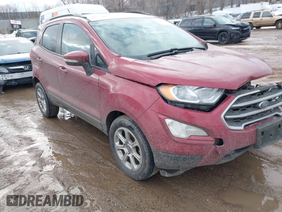 2021 Ford EcoSport SE with VIN MAJ3S2GE5MC446322, listed as a IAAI auction lot 41632504 with 36,592 mi miles and . Bid and sale history available at DreamBid. Image 1.