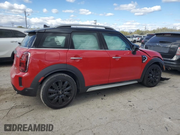 2024 MINI Countryman Cooper S with VIN WMZ53BR04R3R38803, listed as a Copart auction lot 76070924 with 11,384 mi miles and Salvage title. Bid and sale history available at DreamBid. Image 3.