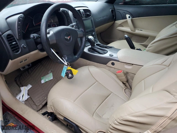 2006 Chevrolet Corvette with VIN 1G1YY26U365122082, listed as a Copart auction lot 82696614 with 125,425 mi miles and Salvage Title. Bid and sale history available at carsss.com. Image 7.