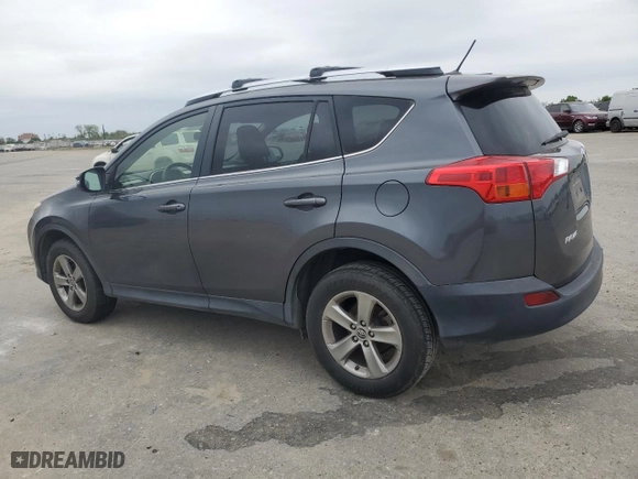 2015 Toyota RAV4 XLE with VIN JTMRFREV7FD139008, listed as a Copart auction lot 52997825 with 169,369 mi miles and Salvage Title. Bid and sale history available at carsss.com. Image 2.