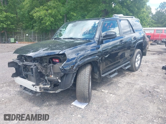 2022 Toyota 4Runner SR5 with VIN JTEEU5JR0N5257119, listed as a IAAI auction lot 42186537 with 64,707 mi miles and . Bid and sale history available at DreamBid. Image 2.