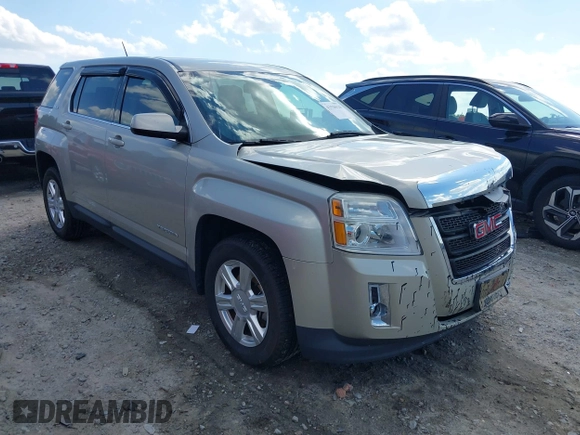 2015 GMC Terrain SLE with VIN 2GKALMEK8F6329370, listed as a IAAI auction lot 42520128 with 45,982 mi miles and . Bid and sale history available at DreamBid. Image 1.