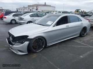 2016 Mercedes-Benz S-Class S 550 with VIN WDDUG8FB1GA230144, listed as a IAAI auction lot 41763690 with 1 mi miles. Bid and sale history available at carsss.com. Image 2.