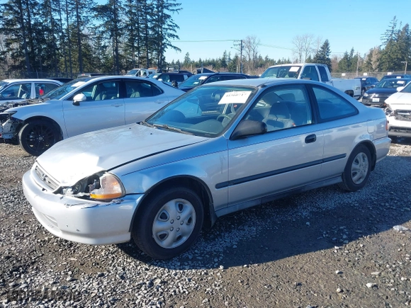 1997 Honda Civic DX with VIN 1HGEJ6223VL095214, listed as a IAAI auction lot 41560717 with 257,409 mi miles. Bid and sale history available at carsss.com. Image 17.