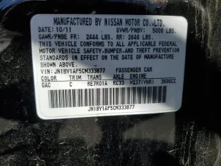 2012 Infiniti M with VIN JN1BY1AP5CM333877, listed as a Copart auction lot 50949495 with Not provided miles and Salvage title. Bid and sale history available at DreamBid. Image 13.
