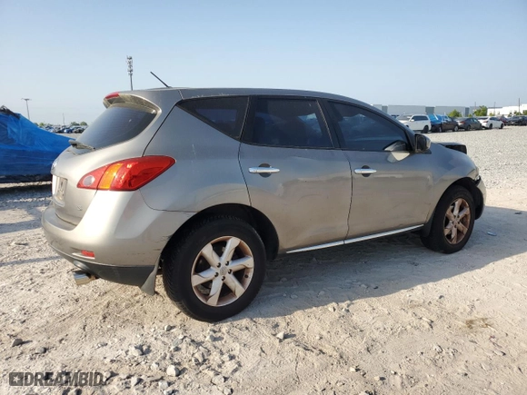 2009 Nissan Murano S with VIN JN8AZ18UX9W019936, listed as a Copart auction lot 50217125 with 186,975 mi miles and Salvage Title. Bid and sale history available at carsss.com. Image 3.