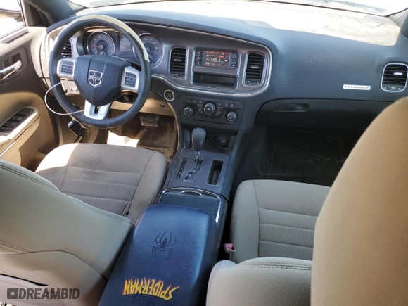 2013 Dodge Charger SE with VIN 2C3CDXBG2DH600187, listed as a Copart auction lot 48025355 with NaN miles and Salvage Title. Bid and sale history available at carsss.com. Image 8.