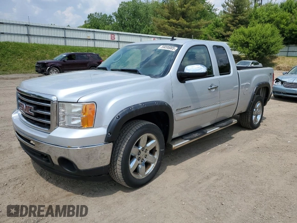 2013 GMC Sierra 1500 SLE z VIN 1GTR2VE71DZ178876, wystawiony jako Copart lot #59095005 z przebiegiem 169 458 mil mil oraz Czysty tytuł • Clean title. Historia ofert i sprzedaży dostępna na DreamBid. Obrazek 1.