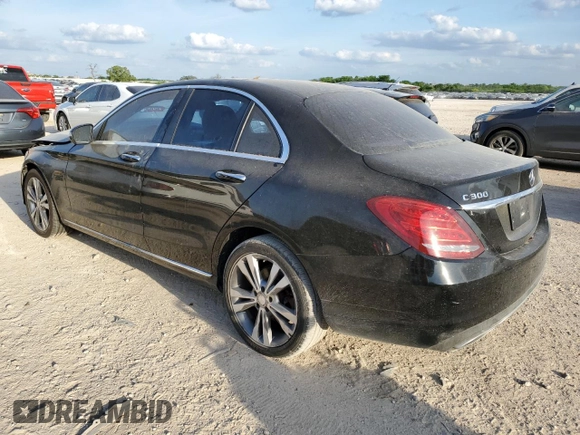 2017 Mercedes-Benz C 300 with VIN WDDWF4KB5HR232055, listed as a Copart auction lot 52674055 with 124,598 mi miles and Salvage Title. Bid and sale history available at DreamBid. Image 2.