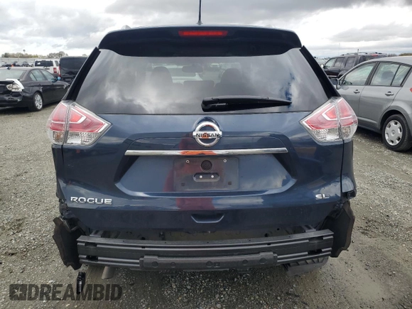 2016 Nissan Rogue SV with VIN 5N1AT2MT7GC844620, listed as a Copart auction lot 48819295 with 88,431 mi miles and Salvage Title. Bid and sale history available at carsss.com. Image 6.