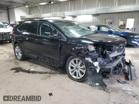 2022 Ford Edge Titanium with VIN 2FMPK4K94NBA62742, listed as a Copart auction lot 51049505 with 0 mi miles and Non Repairable. Bid and sale history available at carsss.com. Image 4.