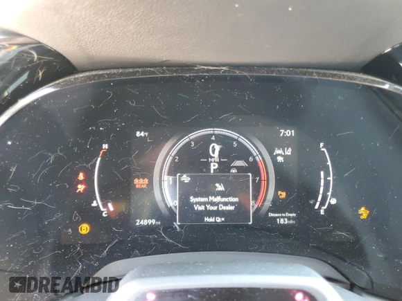 2023 Lexus RX 350 with VIN 2T2BAMCA8PC006271, listed as a Copart auction lot 50716235 with 24,899 mi miles and Salvage title. Bid and sale history available at DreamBid. Image 9.