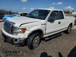 2012 Ford F-150 XL with VIN 1FTEX1CM2CKD28485, listed as a Copart auction lot 44522725 with 75,122 mi miles and Salvage Title. Bid and sale history available at carsss.com. Image 1.