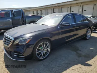 2019 Mercedes-Benz S 560 z VIN WDDUG8DBXKA450717, wystawiony jako Copart lot #53989545 z przebiegiem 25 621 mil mil oraz Szkoda całkowita • Salvage title. Historia ofert i sprzedaży dostępna na DreamBid. Obrazek 1.