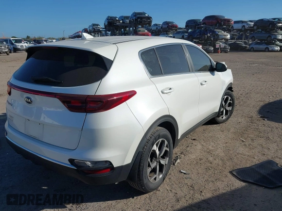 2021 Kia Sportage LX with VIN KNDPM3AC5M7907935, listed as a IAAI auction lot 41738513 with 79,116 mi miles. Bid and sale history available at carsss.com. Image 4.