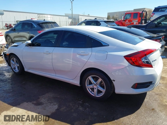 2020 Honda Civic Sedan LX with VIN 19XFC2F63LE019596, listed as a IAAI auction lot 41770281 with 92,370 mi miles. Bid and sale history available at carsss.com. Image 14.