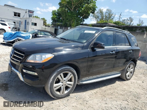 2014 Mercedes-Benz M 350 with VIN 4JGDA5HB9EA421195, listed as a Copart auction lot 54602745 with 91,758 mi miles and Salvage Title. Bid and sale history available at carsss.com. Image 1.