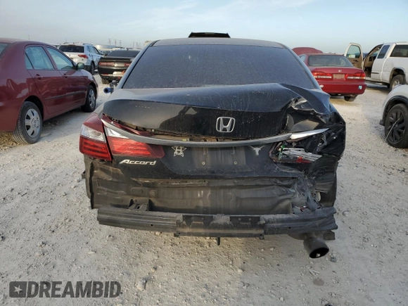 2016 Honda Accord Sedan LX with VIN 1HGCR2F33GA008311, listed as a Copart auction lot 48670445 with 129,083 mi miles and Salvage Title. Bid and sale history available at carsss.com. Image 6.