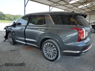 2024 Hyundai Palisade Calligraphy with VIN KM8R7DGE4RU655825, listed as a Copart auction lot 60560485 with 17,646 mi miles and Salvage title. Bid and sale history available at DreamBid. Image 2.