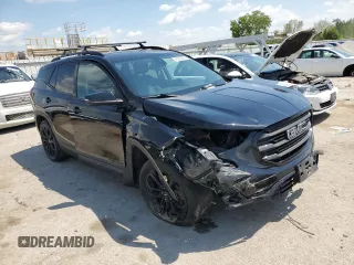 2020 GMC Terrain SLT z VIN 3GKALVEX6LL284258, wystawiony jako Copart lot #56233805 z przebiegiem 108 561 mil mil oraz Szkoda całkowita • Salvage title. Historia ofert i sprzedaży dostępna na DreamBid. Obrazek 4.