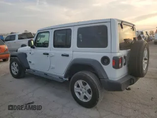 2023 Jeep Wrangler Sport with VIN 1C4HJXDG4PW520953, listed as a Copart auction lot 78022224 with 34,588 mi miles and Salvage Title. Bid and sale history available at DreamBid. Image 2.