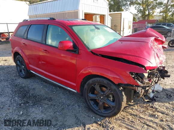 2018 Dodge Journey Crossroad z VIN 3C4PDCGG0JT500834, wystawiony jako IAAI lot #40524111 z przebiegiem 107 888 mil mil oraz . Historia ofert i sprzedaży dostępna na DreamBid. Obrazek 1.