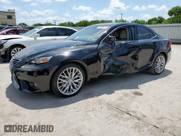 2014 Lexus IS 250 z VIN JTHBF1D21E5029539, wystawiony jako Copart lot #59970435 z przebiegiem 154 326 mil mil oraz Szkoda całkowita • Salvage title. Historia ofert i sprzedaży dostępna na DreamBid. Obrazek 1.