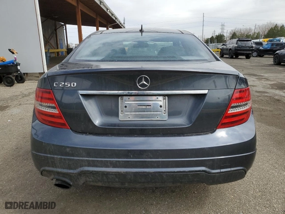 2013 Mercedes-Benz C-Class C 250 with VIN WDDGJ4HBXDG017447, listed as a Copart auction lot 50173635 with 160,870 mi miles and Clean Title. Bid and sale history available at carsss.com. Image 6.