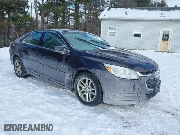 2015 Chevrolet Malibu LT with VIN 1G11C5SL1FF138368, listed as a IAAI auction lot 41271788 with 180,572 mi miles and . Bid and sale history available at DreamBid. Image 1.