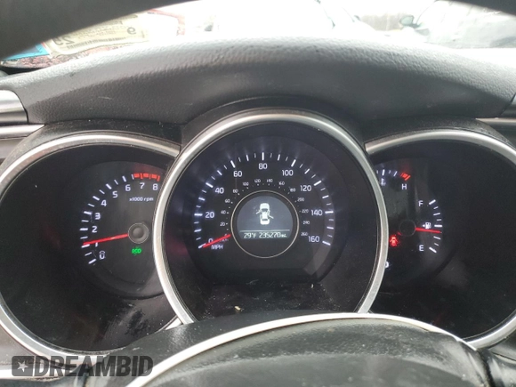 2015 Kia Optima LX with VIN 5XXGM4A76FG450748, listed as a Copart auction lot 45195535 with 235,270 mi miles and Salvage Title. Bid and sale history available at carsss.com. Image 9.