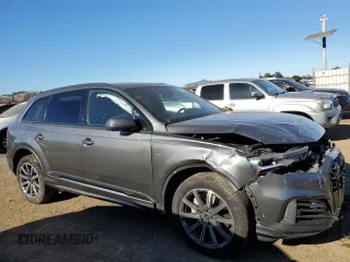 2022 Audi Q7 Premium Plus with VIN WA1LJBF73ND010512, listed as a Copart auction lot 84026954 with 17,385 mi miles and Salvage title. Bid and sale history available at DreamBid. Image 4.