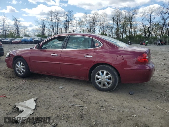2005 Buick LaCrosse CXL z VIN 2G4WD562951223035, wystawiony jako Copart lot #53126745 z przebiegiem 123 327 mil mil oraz Szkody całkowita. Historia ofert i sprzedaży dostępna na DreamBid. Obrazek 2.