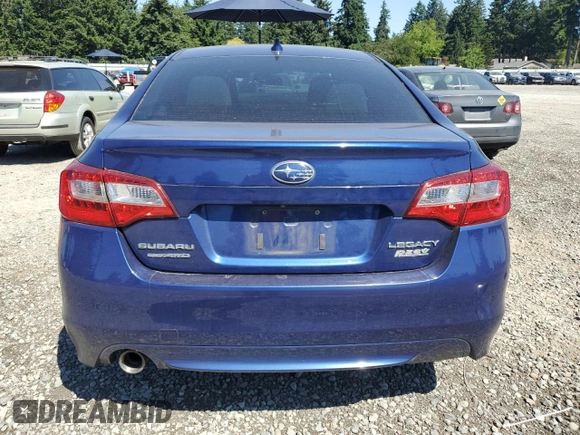 2016 Subaru Legacy Premium with VIN 4S3BNAD61G3061994, listed as a Copart auction lot 64845515 with 93,540 mi miles and Salvage title. Bid and sale history available at DreamBid. Image 6.