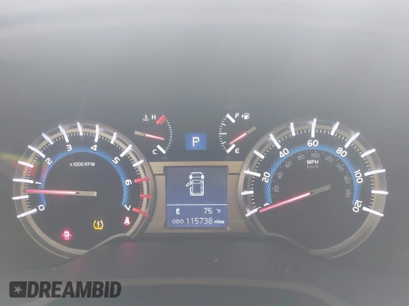2019 Toyota 4Runner SR5 с VIN JTEBU5JR1K5712476, выставлен на аукционе IAAI как лот 41910180 с пробегом 115 738 миль миль и . История ставок и продаж доступна на DreamBid. Изображение 7.