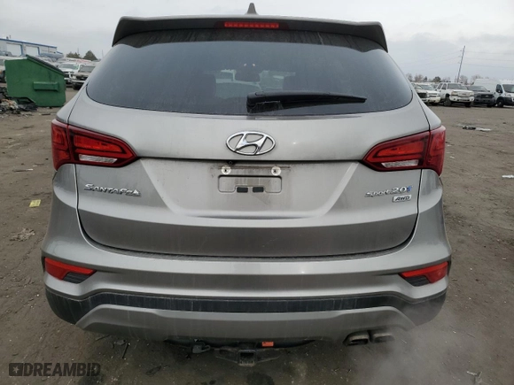 2018 Hyundai Santa Fe Sport Limited with VIN 5XYZUDLA0JG519441, listed as a Copart auction lot 82035893 with 69,802 mi miles. Bid and sale history available at carsss.com. Image 6.