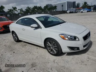 2013 Volvo C70 T5 with VIN YV1672MC5DJ143753, listed as a Copart auction lot 65987615 with 46,874 mi miles and Clean title. Bid and sale history available at DreamBid. Image 4.