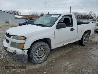 2010 Chevrolet Colorado Work Truck z VIN 1GCCSBD90A8112635, wystawiony jako Copart lot #46269095 z przebiegiem 343 722 mil mil oraz Szkoda całkowita • Salvage title. Historia ofert i sprzedaży dostępna na DreamBid. Obrazek 1.