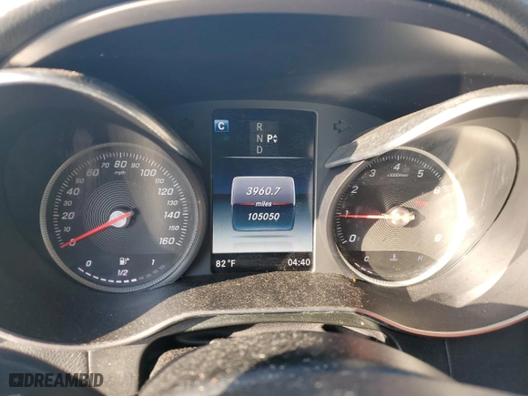 2019 Mercedes-Benz GLC with VIN WDC0J4KBXKF535110, listed as a Copart auction lot 43216615 with 105,050 mi miles and Salvage Title. Bid and sale history available at carsss.com. Image 9.