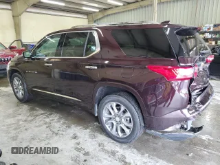 2020 Chevrolet Traverse Premier with VIN 1GNERKKW0LJ301155, listed as a Copart auction lot 58410065 with 47,812 mi miles and Salvage title. Bid and sale history available at DreamBid. Image 2.