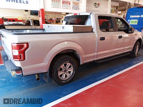 2018 Ford F-150 XL with VIN 1FTFW1E56JKE97337, listed as a IAAI auction lot 42854268 with 120,281 mi miles and . Bid and sale history available at DreamBid. Image 16.