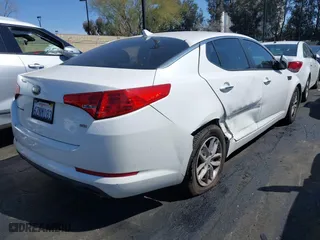 2013 Kia Optima LX with VIN KNAGM4A71D5383314, listed as a IAAI auction lot 41812942 with 228,220 mi miles. Bid and sale history available at carsss.com. Image 4.