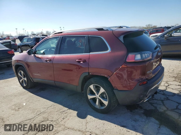2019 Jeep Cherokee Limited with VIN 1C4PJMDX2KD404679, listed as a Copart auction lot 50390865 with 60,674 mi miles and Salvage Title. Bid and sale history available at carsss.com. Image 2.