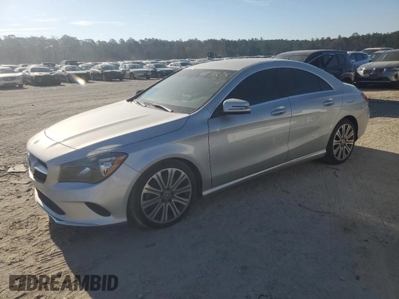 2018 Mercedes-Benz CLA 250 with VIN WDDSJ4EB2JN556408, listed as a Copart auction lot 49788375 with 67,821 mi miles and Salvage Title. Bid and sale history available at DreamBid. Image 1.