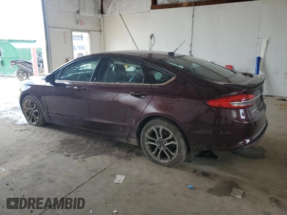 2017 Ford Fusion SE with VIN 3FA6P0HD8HR166832, listed as a Copart auction lot 56408535 with 89,503 mi miles and Salvage title. Bid and sale history available at DreamBid. Image 2.