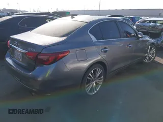 2018 Infiniti Q50 3.0t LUXE with VIN JN1EV7AP0JM592010, listed as a IAAI auction lot 41521512 with 103,966 mi miles. Bid and sale history available at carsss.com. Image 4.