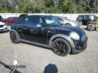 2011 MINI Convertible with VIN WMWZN3C57BTZ89544, listed as a Copart auction lot 80065204 with Not provided miles and Salvage title. Bid and sale history available at DreamBid. Image 4.