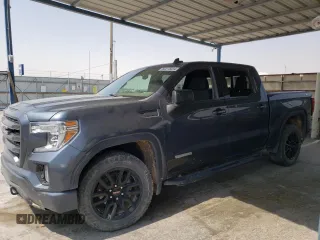 2021 GMC Sierra 1500 Elevation with VIN 3GTU9CED1MG134683, listed as a Copart auction lot 62275034 with 76,996 mi miles and Salvage Title. Bid and sale history available at DreamBid. Image 1.