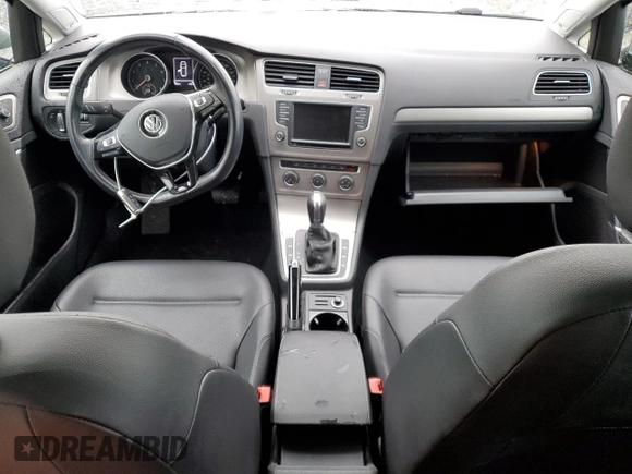 2017 Volkswagen Golf SportWagen S with VIN 3VWC17AU6HM539006, listed as a Copart auction lot 52329005 with 13,731 mi miles and Salvage Title. Bid and sale history available at carsss.com. Image 8.