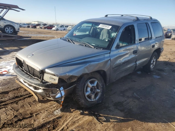 2000 Dodge Durango with VIN 1B4HS28NXYF158019, listed as a Copart auction lot 43005645 with NaN miles and Salvage Title. Bid and sale history available at carsss.com. Image 1.