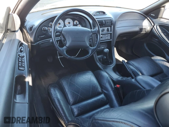 1996 Ford Mustang Cobra with VIN 1FALP46V6TF230703, listed as a Copart auction lot 81772064 with 33,428 mi miles and Non repairable. Bid and sale history available at DreamBid. Image 8.